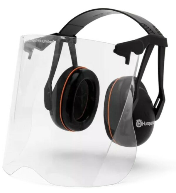Cuffie protettive Husqvarna con visiera Perspex