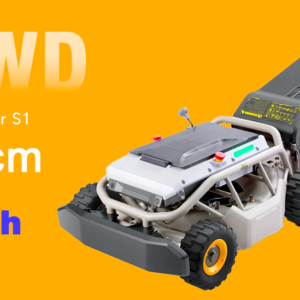 Mowrator S1-4WD-18Ah tagliaerba radiocomandato DA PENDENZA a batteria con raccolta
