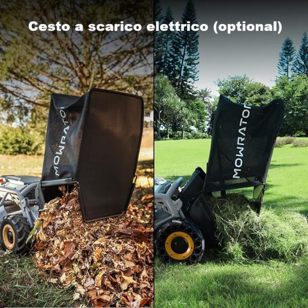 Mowrator S1-2WD-12Ah tagliaerba radiocomandato a batteria con raccolta - immagine 8