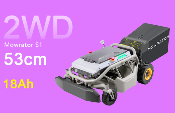 Mowrator S1-2WD-18Ah tagliaerba radiocomandato a batteria con raccolta