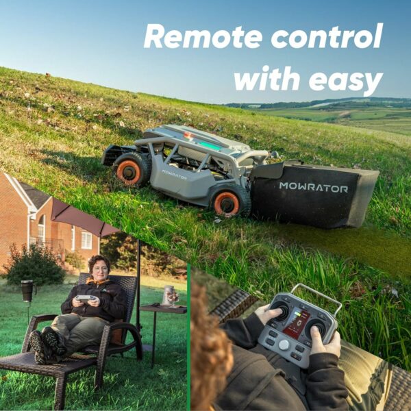 Mowrator S1-2WD-18Ah tagliaerba radiocomandato a batteria con raccolta - immagine 4